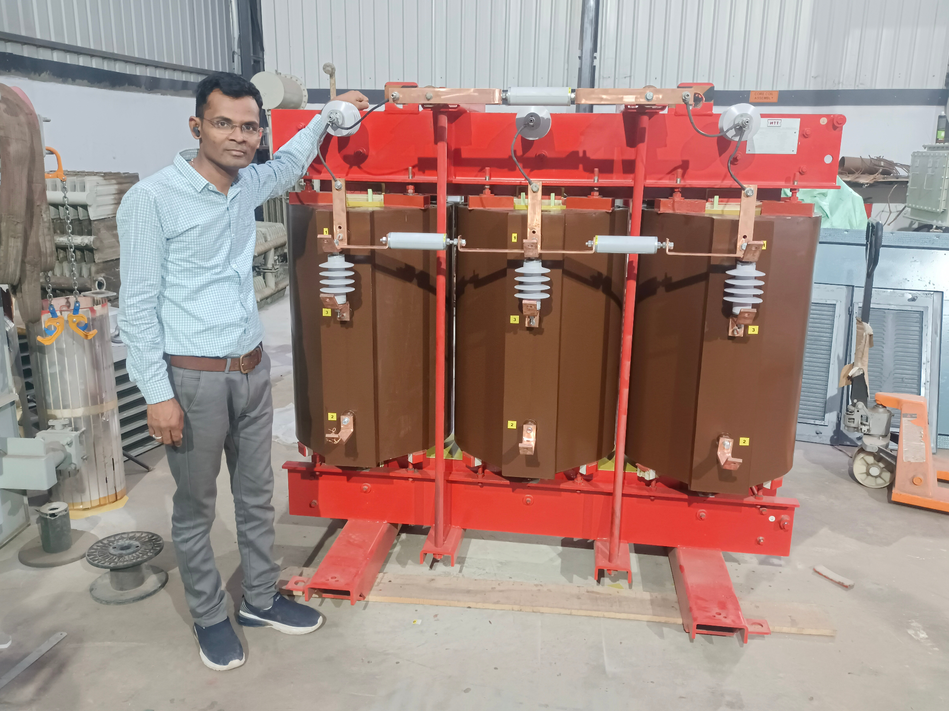 1840 kVA, 11 kV Series Reactors — Repairing (Make: HTT Germany)